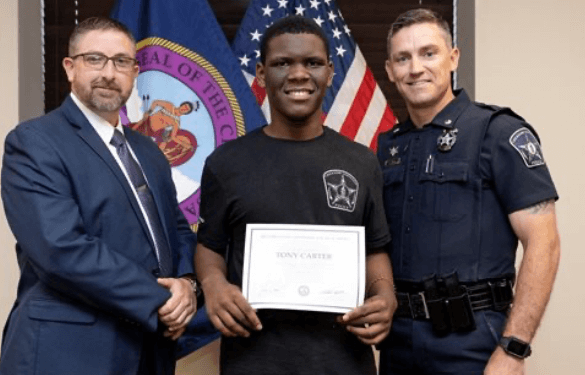 Chickasaw Teen Excels at Lighthorse Police Youth Academy